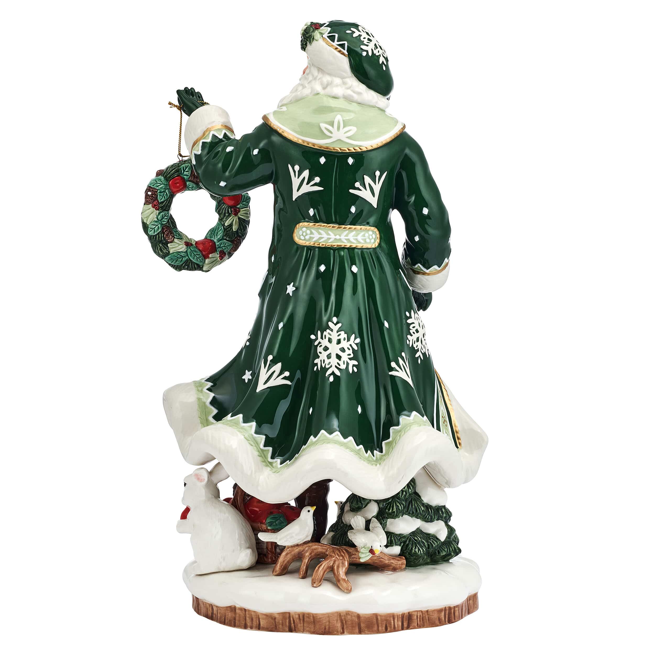 Winter Frost Santa Figurine, 18 IN