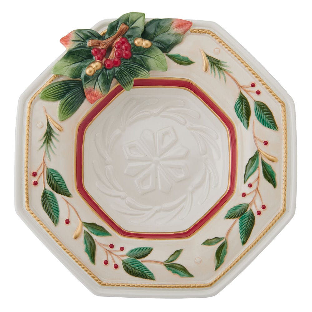 Woodland Holiday Serving Bowl