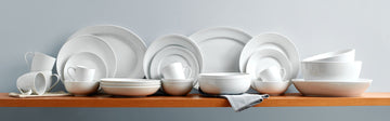 Everyday White® Beaded Set of 4 Dinner Bowls