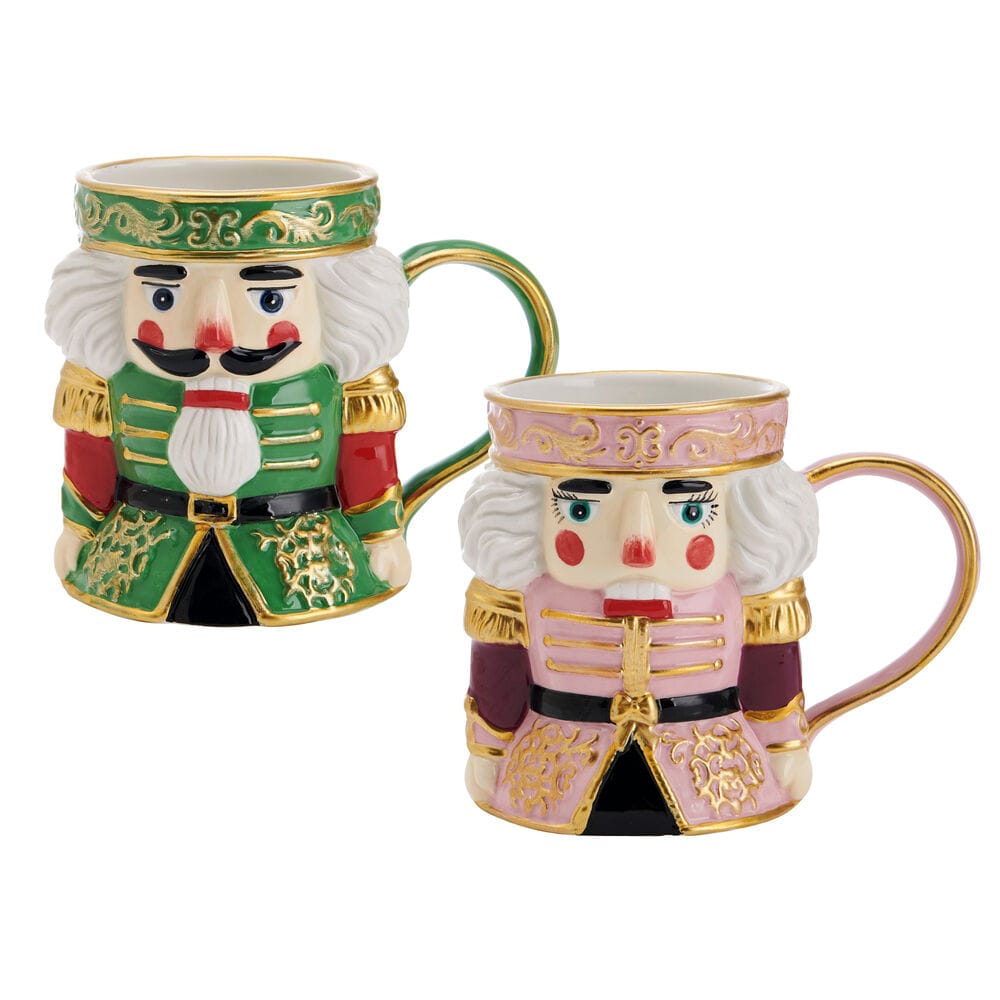 Holiday Nutcracker Set of 2 Mugs