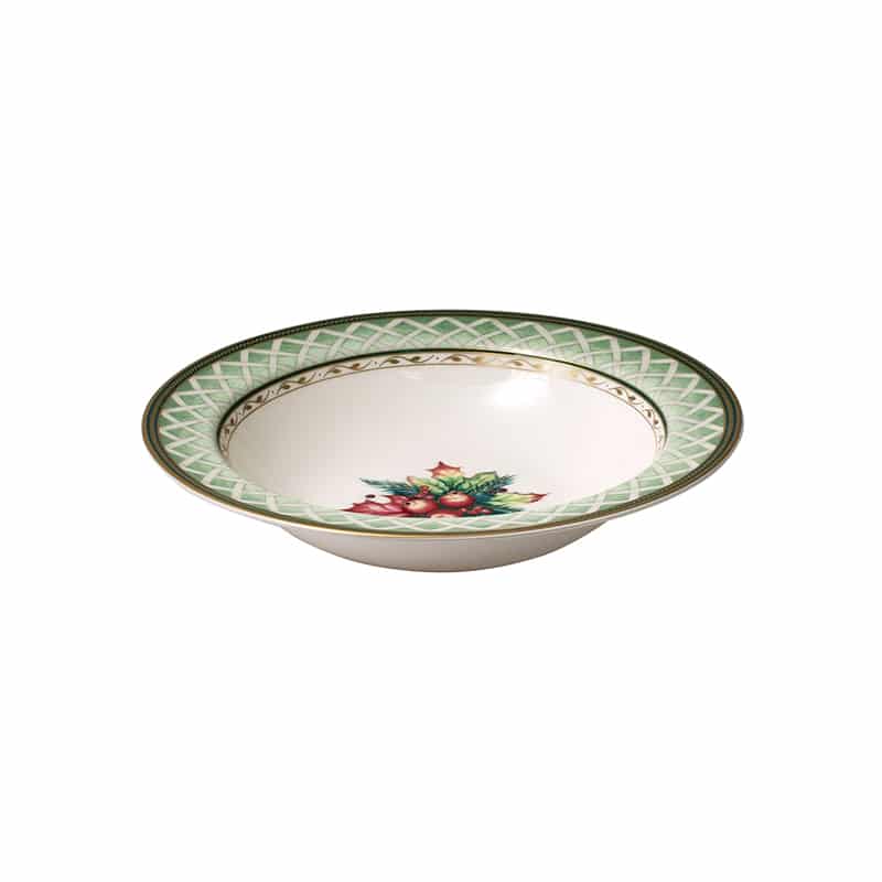 Winter Holiday Soup and Cereal Bowl