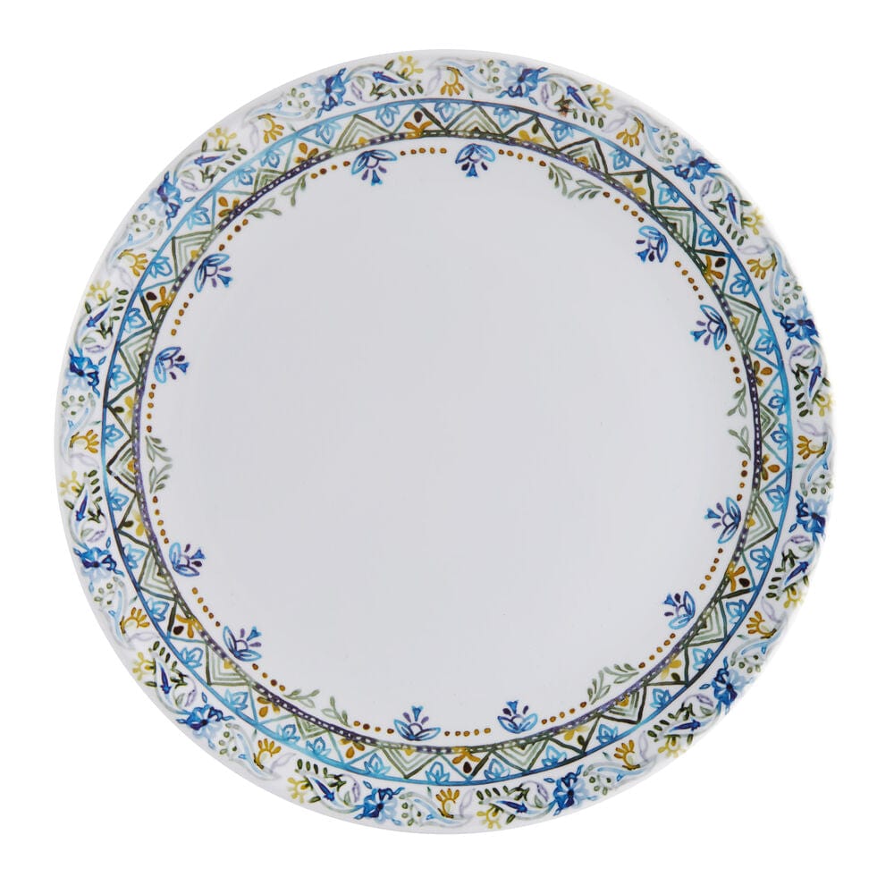Azure Outdoor Melamine 12 Piece Dinnerware Set, Service for 4
