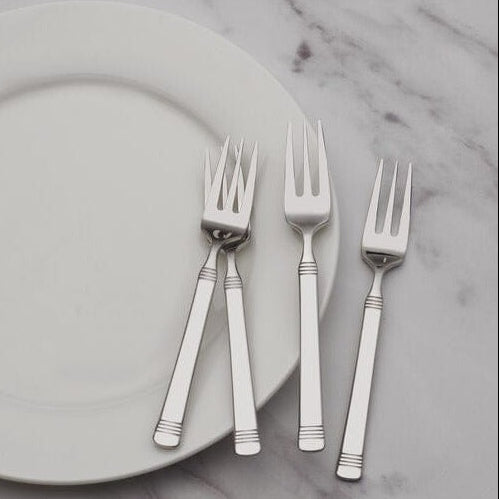 Everyday Bistro Band Set of 4 Appetizer Forks
