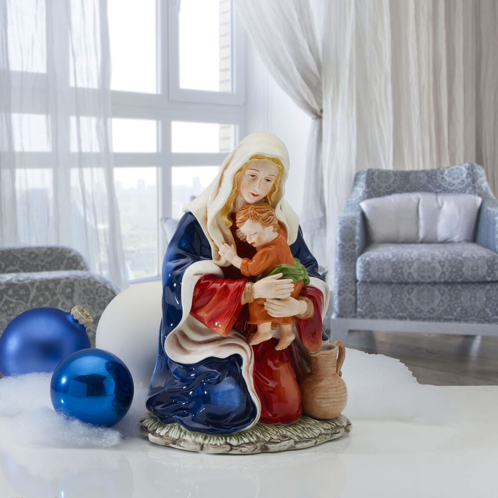 Holiday Musical Madonna and Child, O Holy Night, 9.25 IN