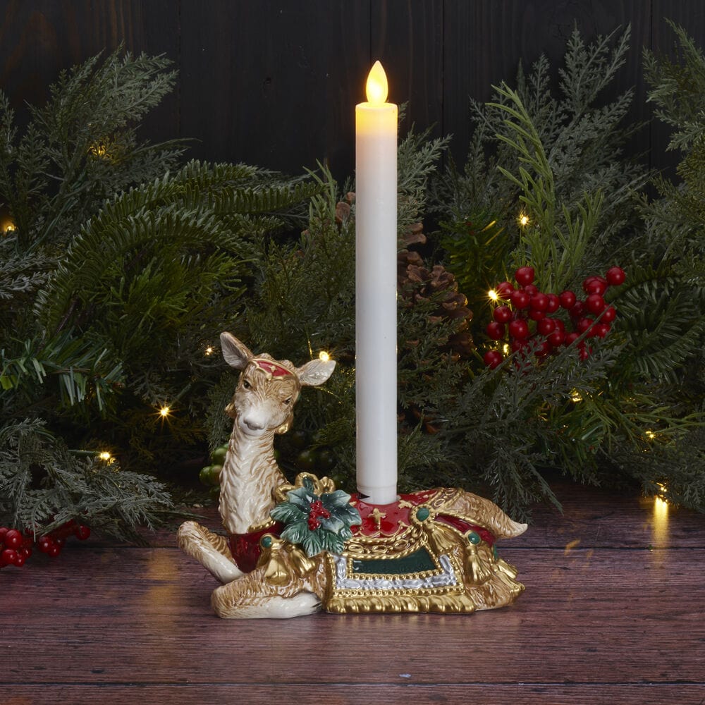 Noel Holiday Resting Deer Candle Holder – Fitz and Floyd