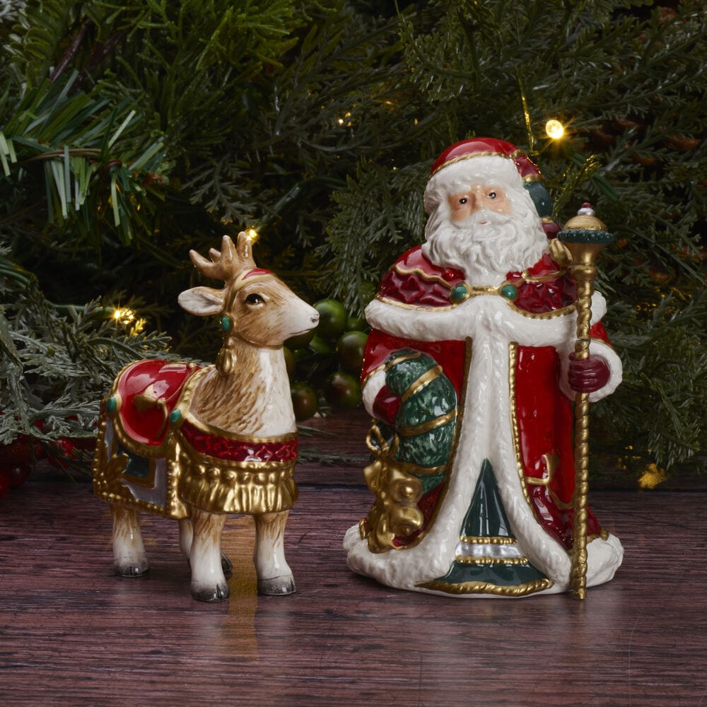 Figurine de renne avec éclairage LED 53 cm décoration ornement d Figurine de renne avec éclairage LED 53 cm décoration ornement d