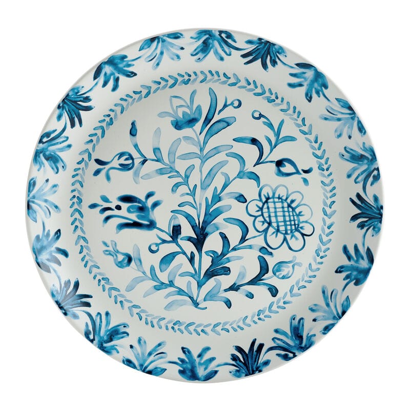 Sicily Blue 12 Piece Dinnerware Set, Service for 4