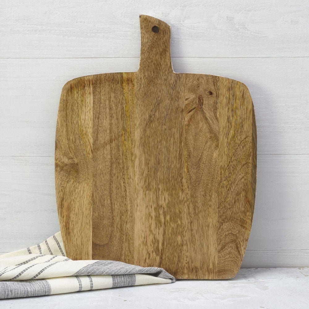 Austin Craft Upton Mango Wood Cheese Charcuterie Serving Board
