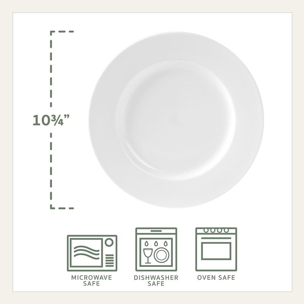 Everyday White® Classic Rim 16 Piece Dinnerware Set, Service for 4