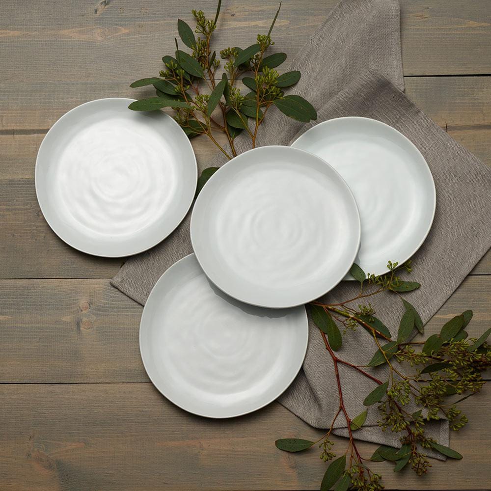 Everyday White® Organic Set of 4 Salad Plates
