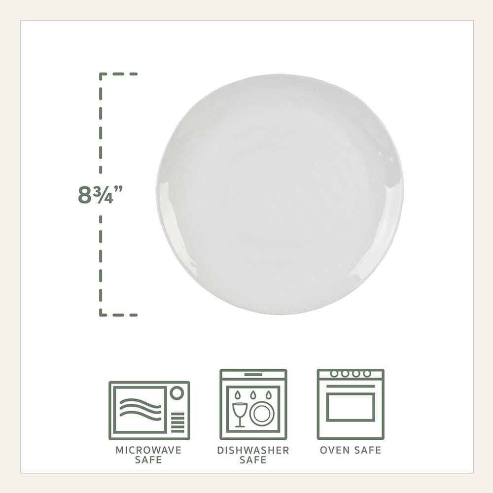 Everyday White® Organic Set of 4 Salad Plates
