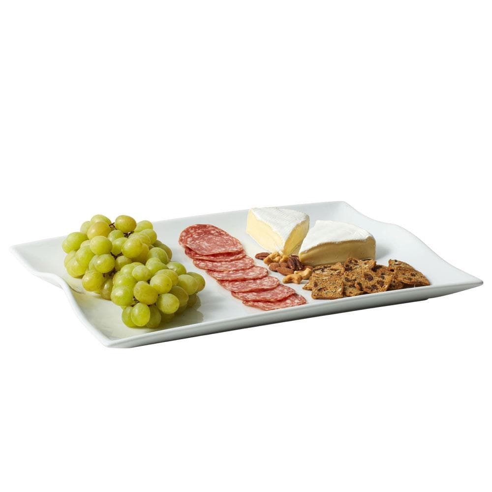 Everyday White® Rectangular Handled Serving Platter, 18.25 IN