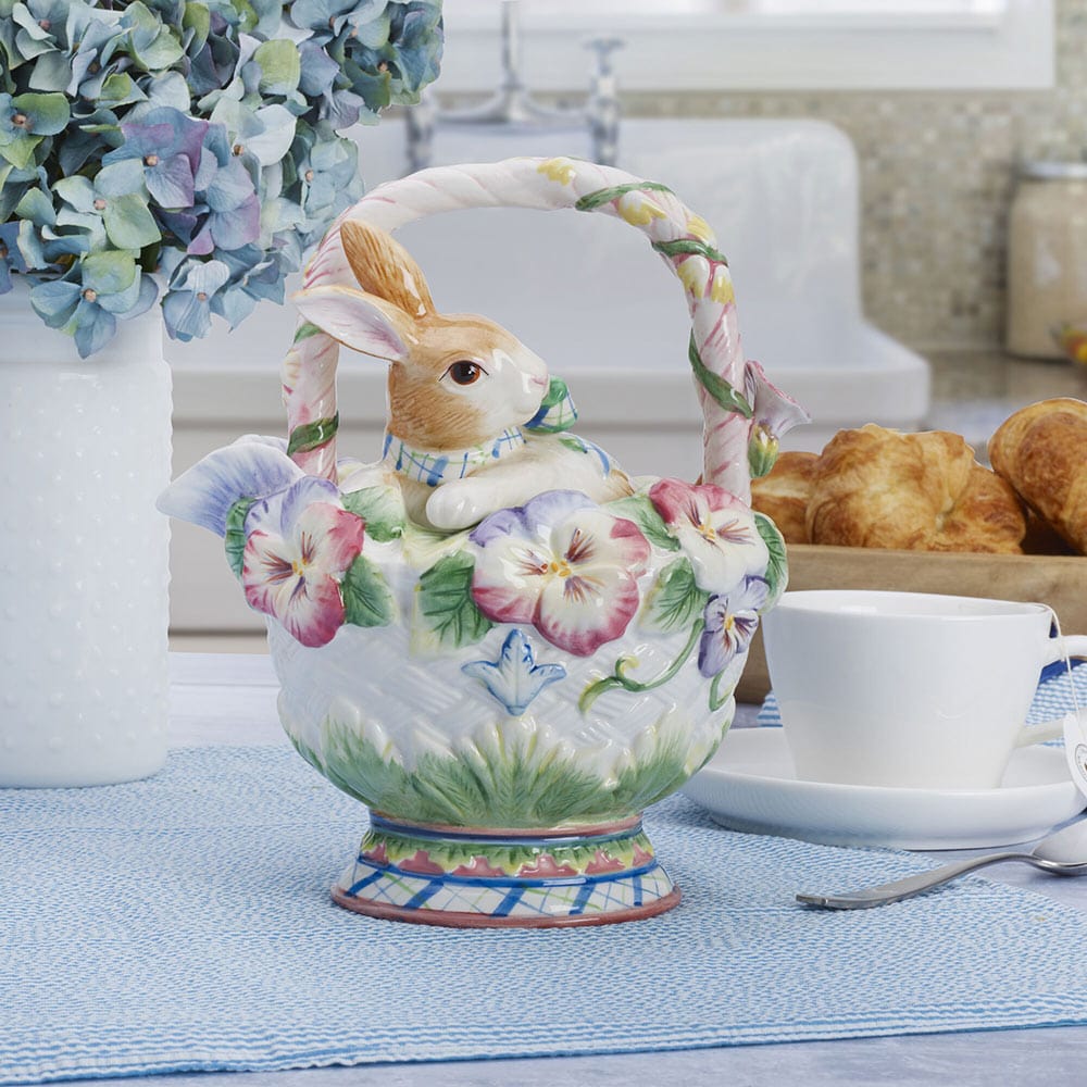 Halcyon Rabbit Teapot – Fitz and Floyd
