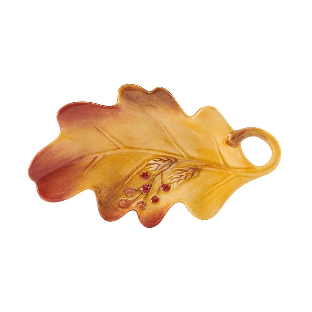 Harvest Acorn Salt and Pepper Set with Tray