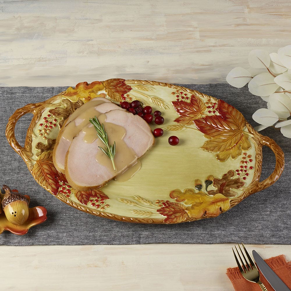 Harvest Handled Serving Platter