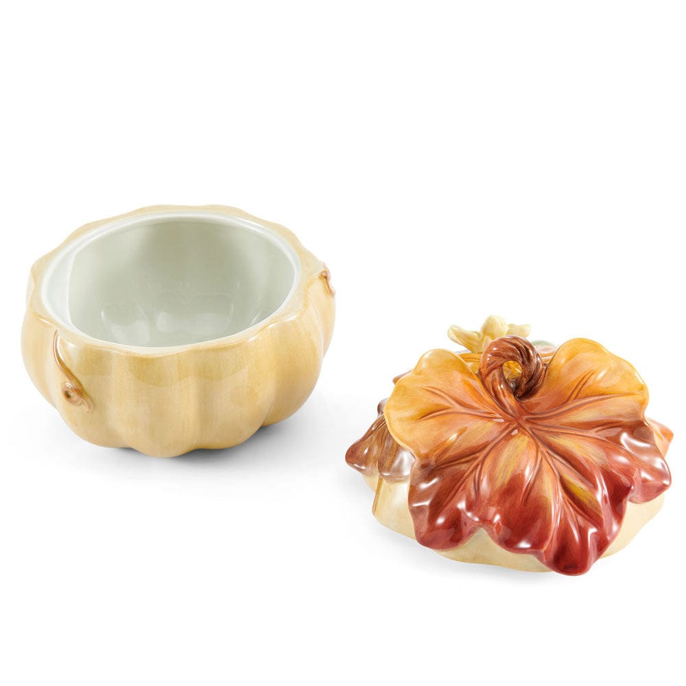 Harvest Pumpkin Soup Bowl with Lid