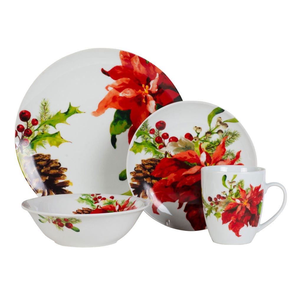 Holiday Home 32 Piece Dinnerware Set, Service for 8