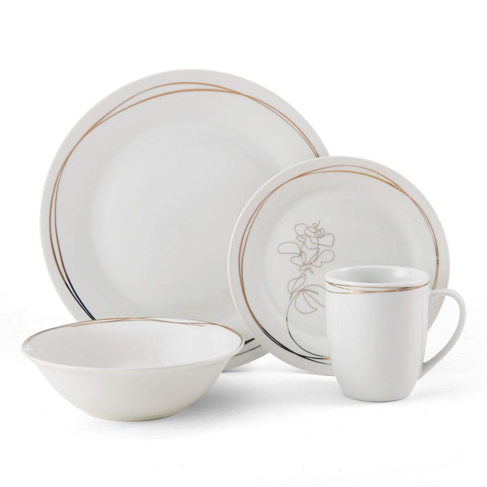 Love Blooms 32 Piece Dinnerware Set, Service for 8
