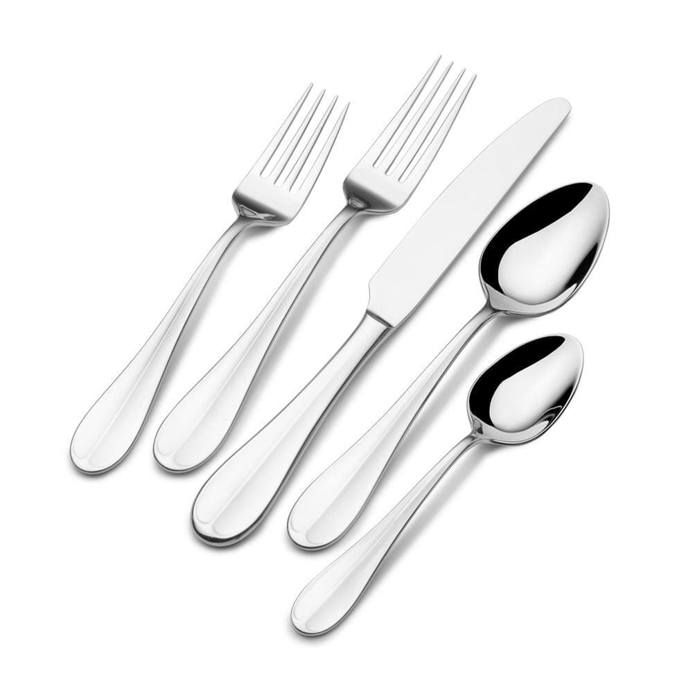 Nevaeh Grand 45 Piece Flatware Set, Service for 8