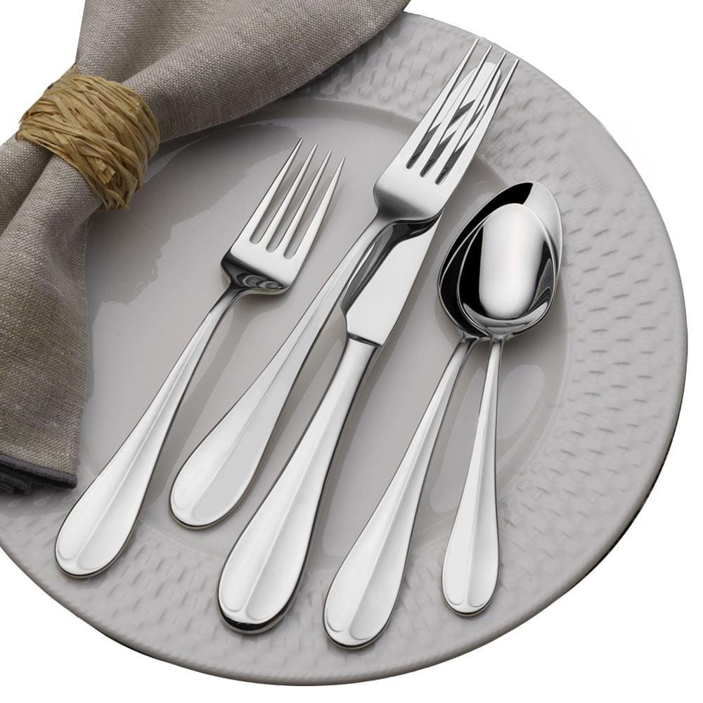 Nevaeh Grand 45 Piece Flatware Set, Service for 8