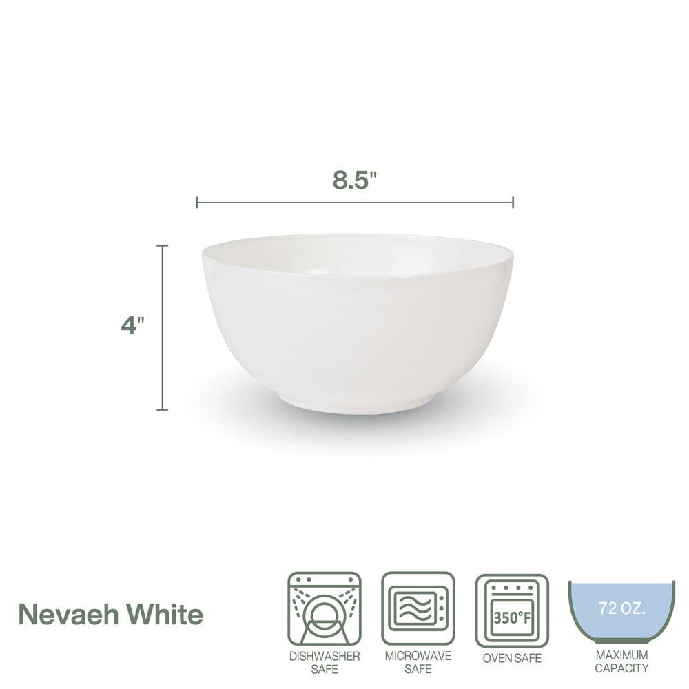Everyday White by Fitz and Floyd Nevaeh Service de table 16 pièces cannelé pour 4 personnes Everyday White by Fitz and Floyd Nevaeh Service de table 16 pièces cannelé pour 4 personnes