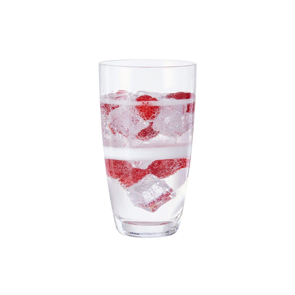 Organic Band Highball Glasses Set of 4