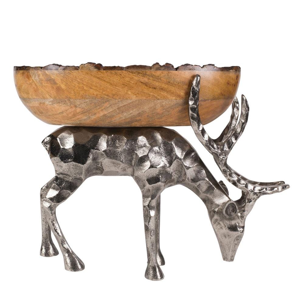 Woodgrove Reindeer Centerpiece Bowl